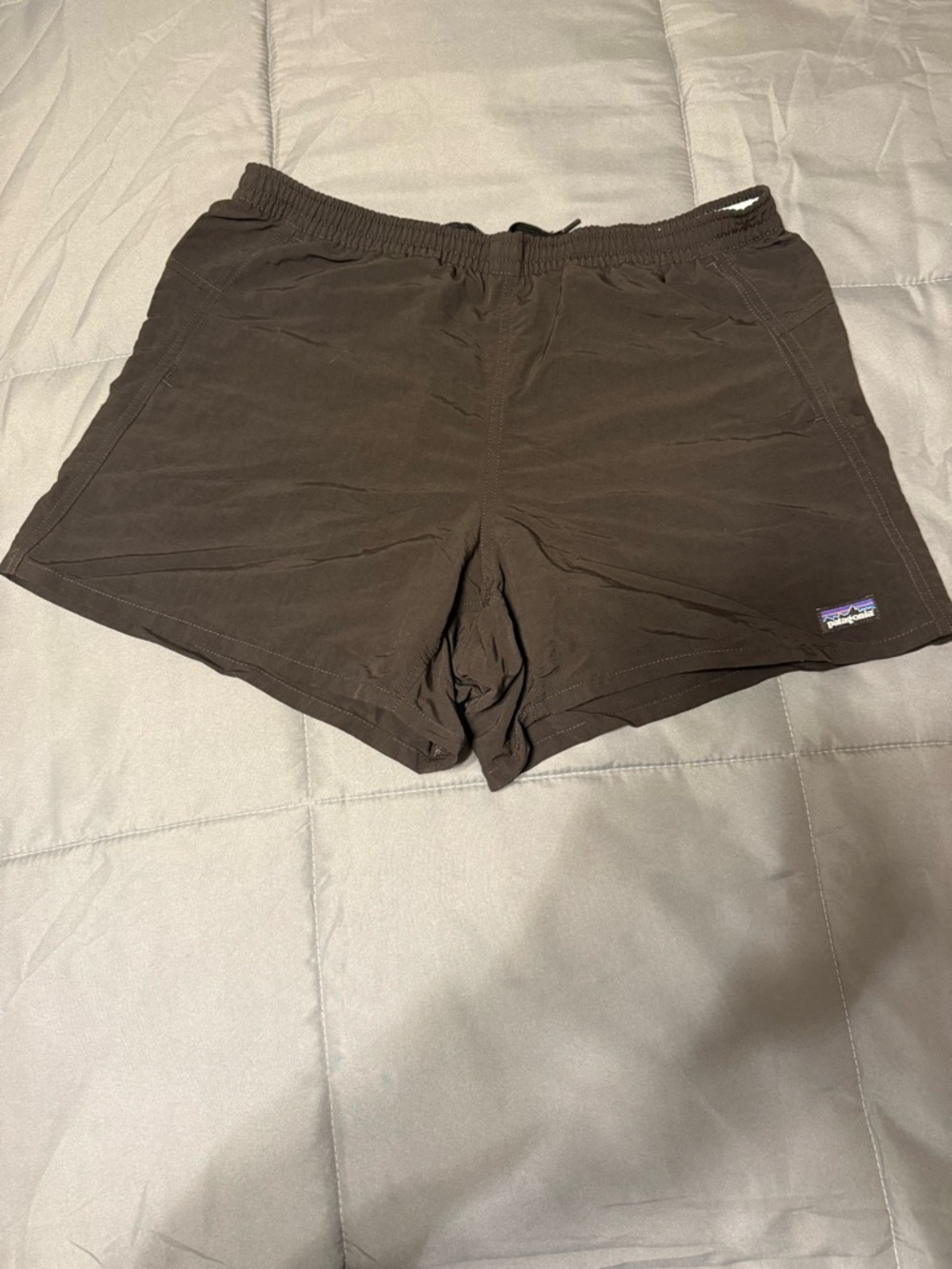 Patagonia Men’s Black Athletic Running Shorts M 5”